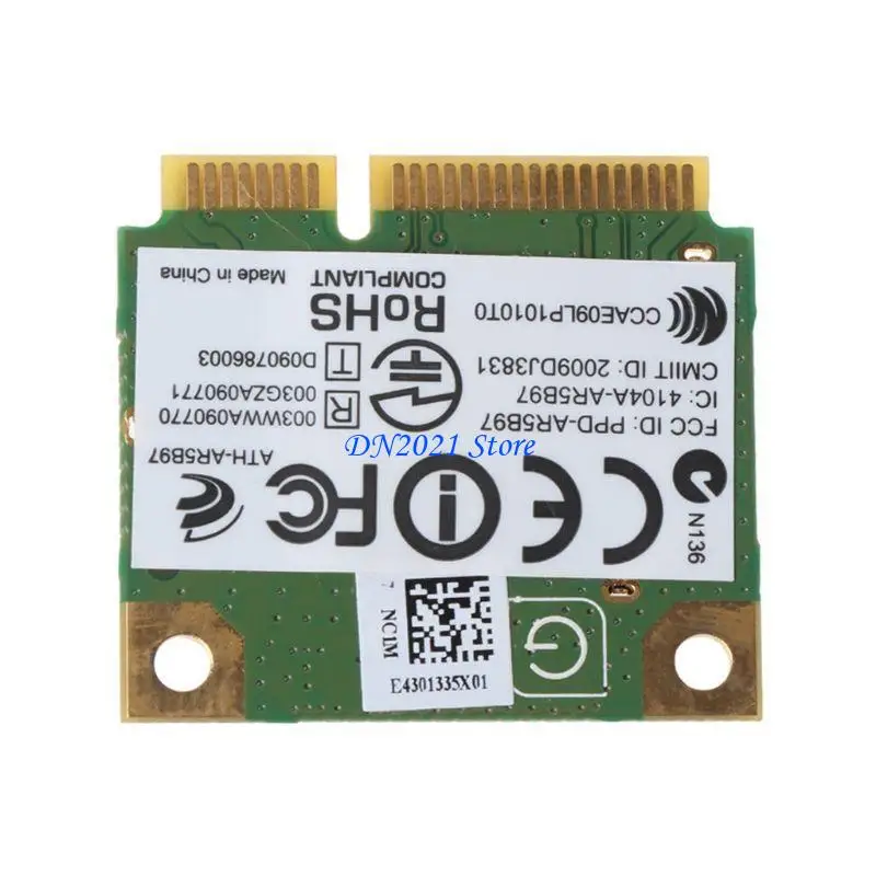 F3KE لـ ATHEROS AR9287 AR5B97 محول لاسلكي 300 ميغابت في الثانية 802.11 B/G/N Mini Half PCI-E WIFI Converter #2