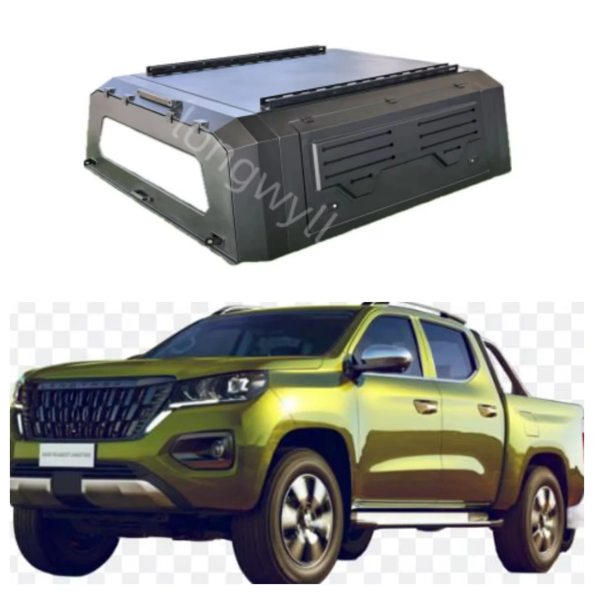 

Customized Sports Hard Aluminum Alloy Hard Top Canopy Smart Cap Key Lock for Landtrek Land Cruiser Pickup Waterproof