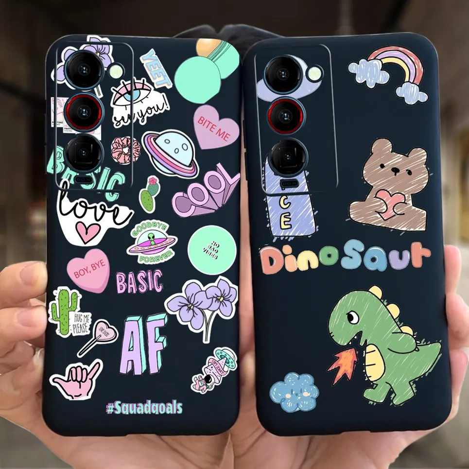 Child Fashion Cases For Camon 18P Coques Astronaut Dragon Cartoon Housing For Tecno Camon 18 Premier Camon18 CH7 CH6 Silicone