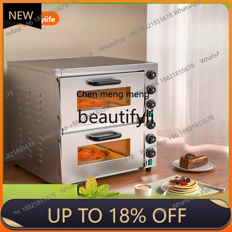 

Z189 Commercial Oven with Two Layers and Two Trays, Large Capacity for Baking Bread and Pizza