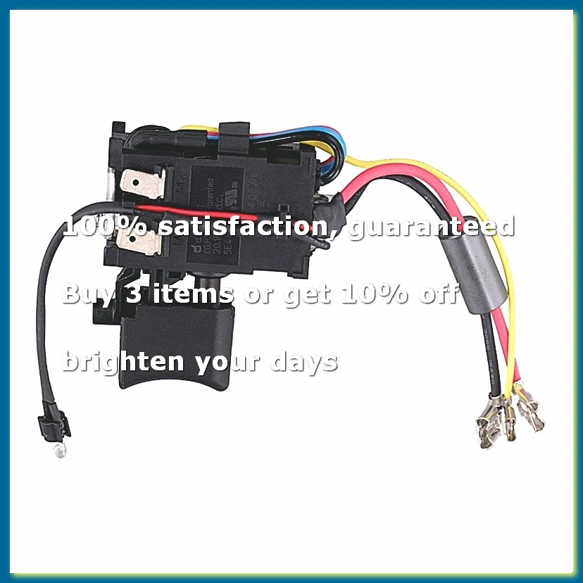 Trigger Switch Replacement 632J76-5 for DF333 DF331 HP331D TD110D Electric Drill Power Tool Accessories