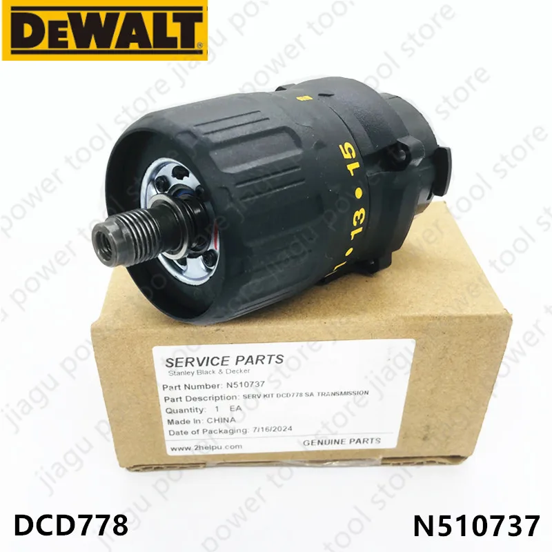 Gearbox Ferramenta Elétrica Peças Transmissão para Dewalt Dcd778 Dcd778d2 Dcd7781 Dcd7781d2 N510737