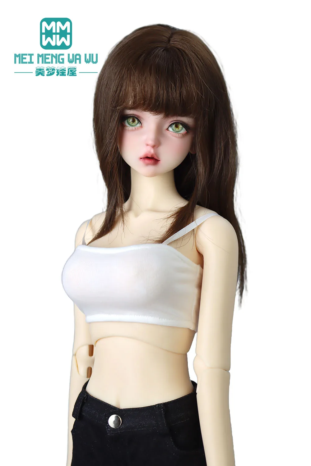 1/3 60cm DD SD BJD Puppenkleidung Spielzeug Gelenkpuppen Mode-Trägertop T-Shirts Geschenk für Mädchen – Detail 3