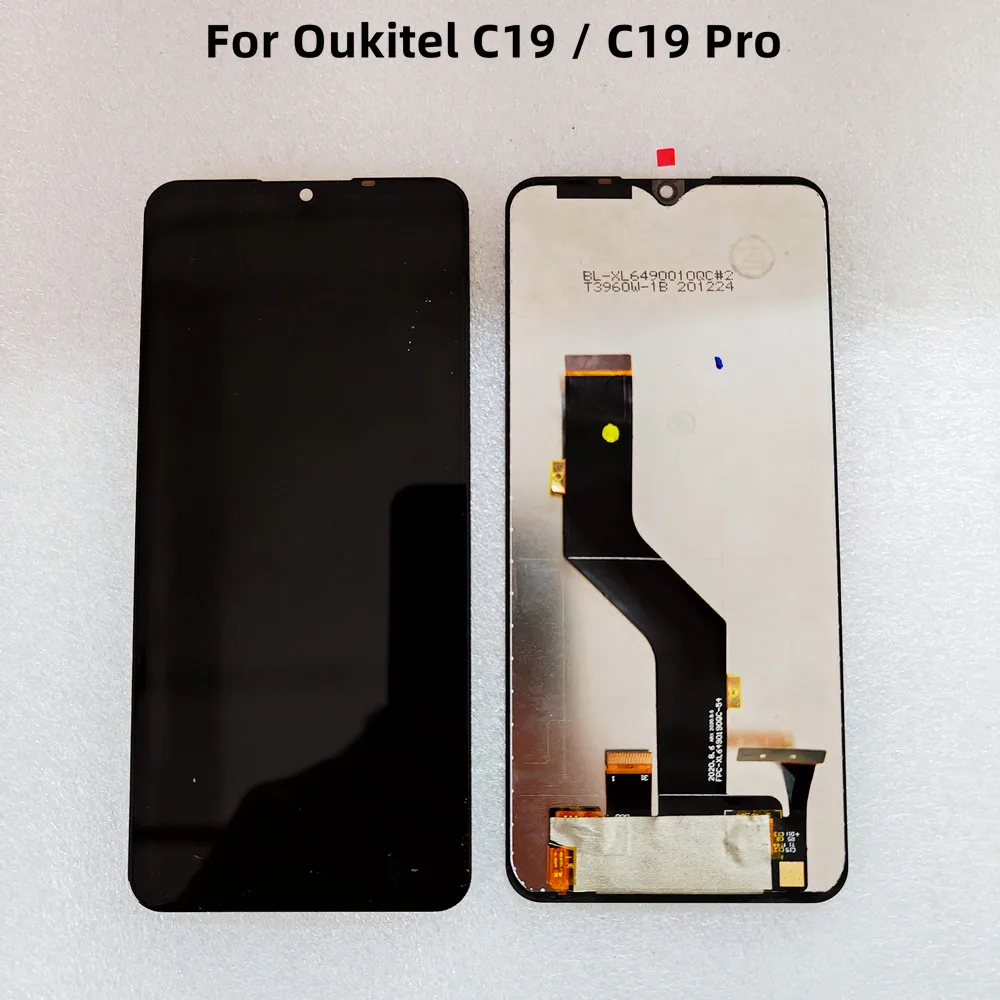 For Oukitel C19 LCD&Touch screen Digitizer Oukitel C19 Pro display Screen module accessories Assembly Replac