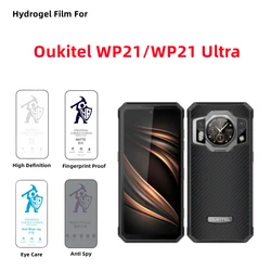 Oukitel WP21 무광 스크린 보호대 HD 하이드로겔 필름, Oukitel WP21 울트라 프라이버시 무광 풀 커버 보호, 2 개