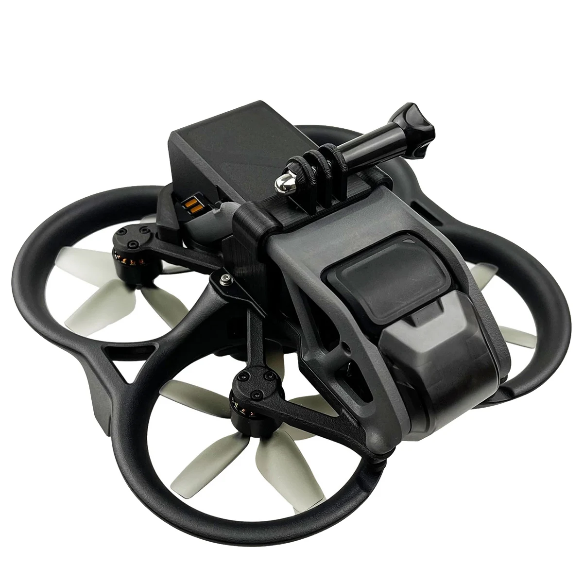 A23F-For Avata Drone Top Extension Bracket Gopro Port Panoramic Camera Mounting Fixing Adapter Holder Retrofit Accessories