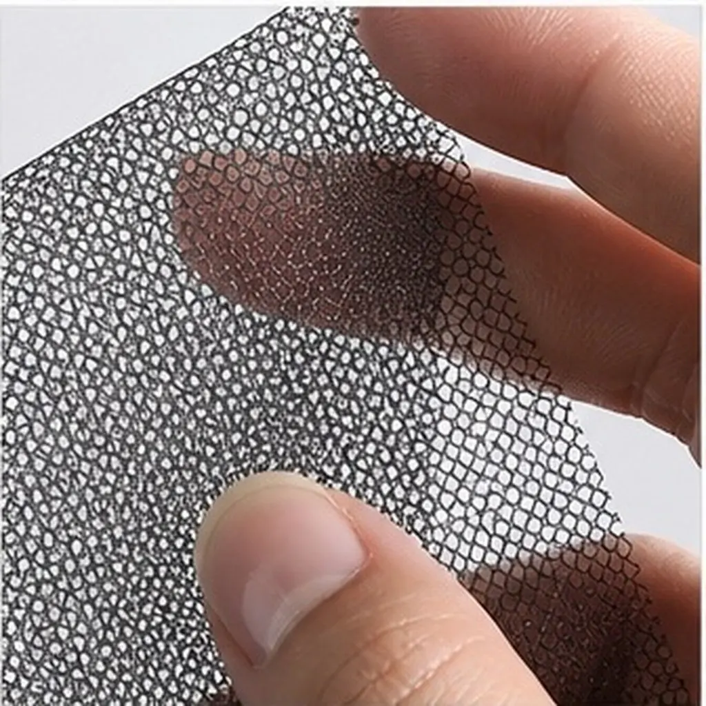60Pcs Eye Mesh Sheets for DIY Mask Making 0.5mm Lightweight Breathable Black White Mesh Fabric Cosplay Party Costume Craft