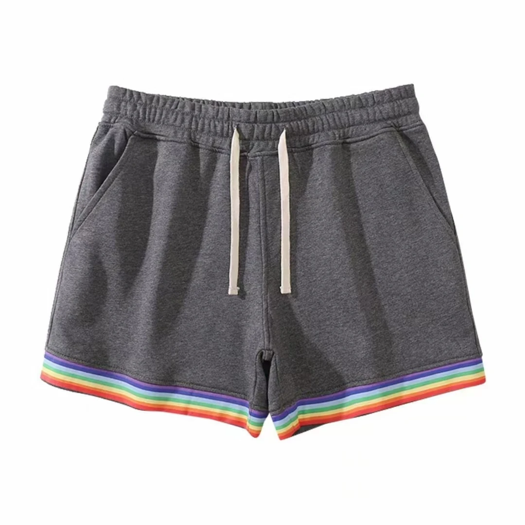 Nuovi pantaloncini sportivi per la casa per uomo e donna, pantaloncini casual con giunture da jogging all\'aperto