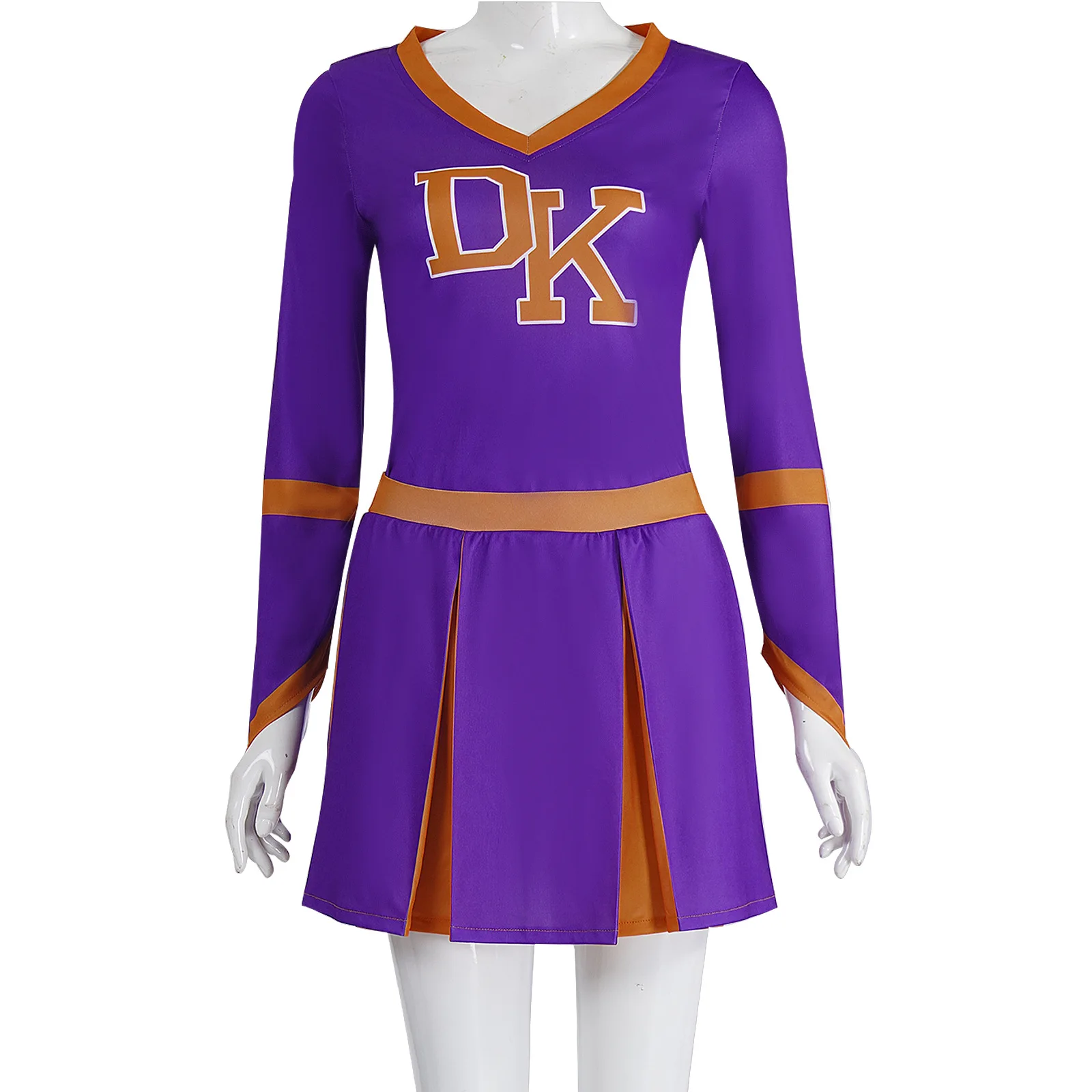 

Women Cheerleading Uniform Girls High School Cheerleader Costume Girl Competition Cheering Team Top Skirt Set