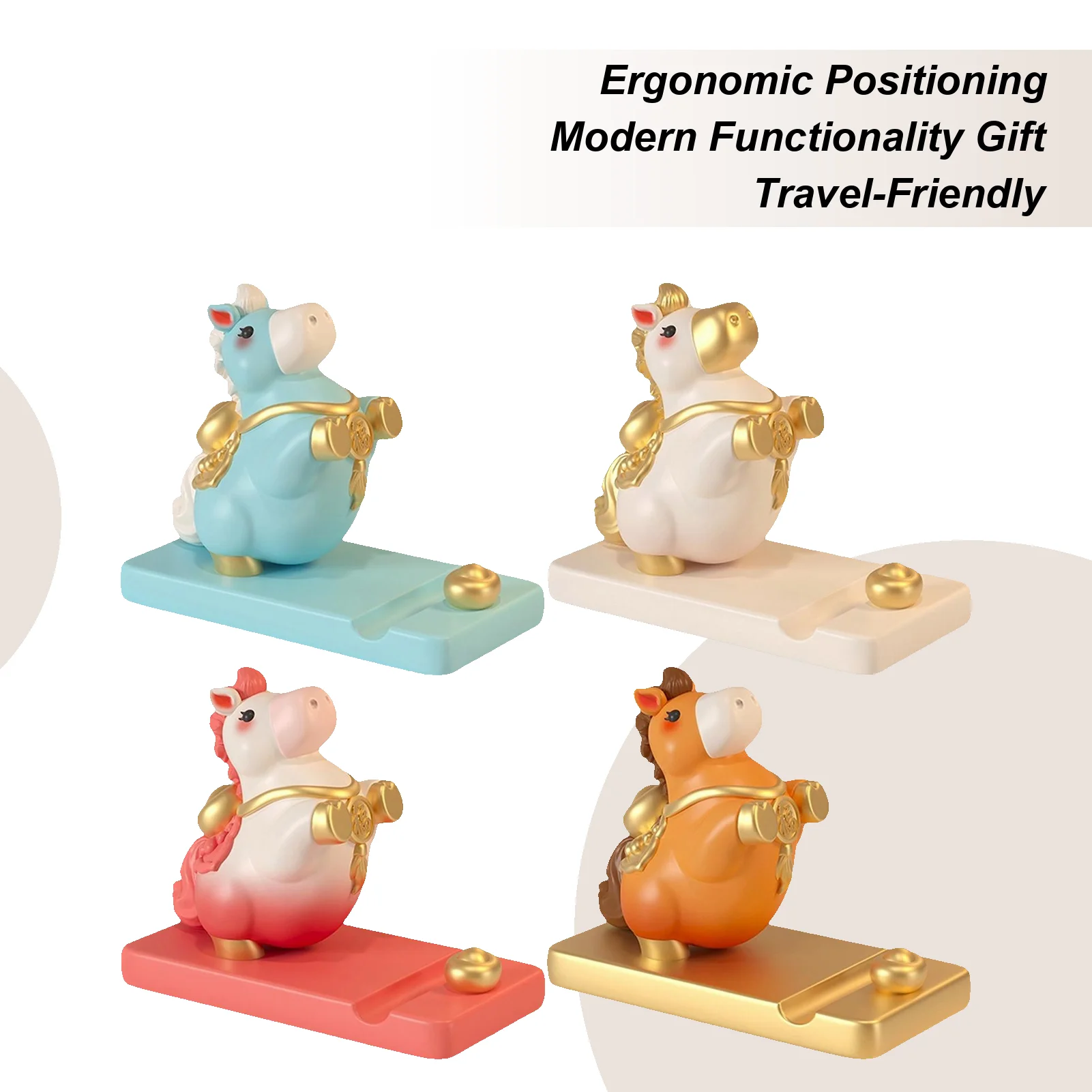 

Смоляная подставка для телефона в виде лошади, дизайн лошади, подставка для мобильного телефона, украшения, благословение, счастливое богатство, держатель для телефона для домашнего офиса