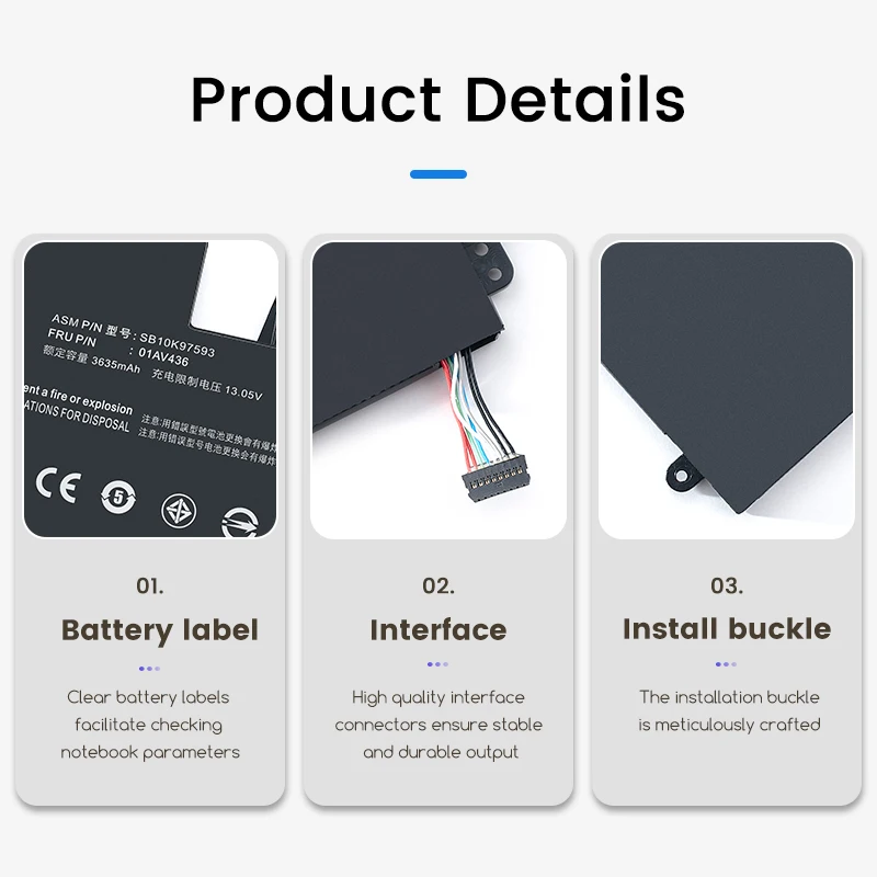 01AV435 Laptop Battery For Lenovo Thinkpad S2 13 20GL 13.3