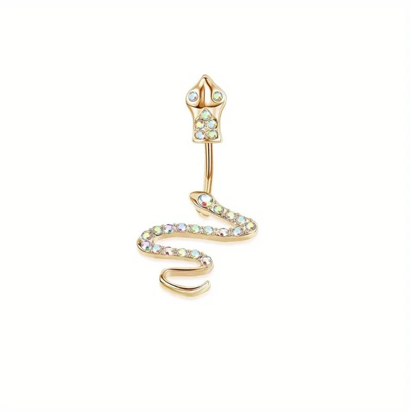 Gold Plated Belly Button Ring, Classic Navel Jewelry