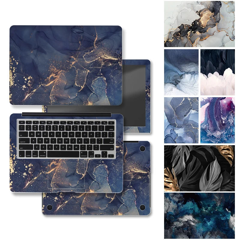 Diy Marmer Cover Laptop Skin Sticker Vinyl 13.3 "14" 15.6 "17.3" Stickers Voor Macbook Pro/lenovo/Msi/Hp/Acer Skins Versieren Decal