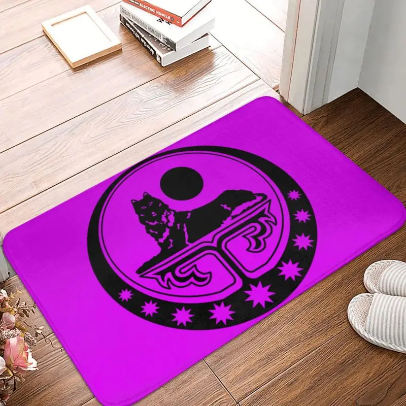 Personalized Chechen Borz Doormat Mat Anti-Slip Wolf Coat Arms Bathroom Kitchen Toilet Rug Carpet 40*60cm