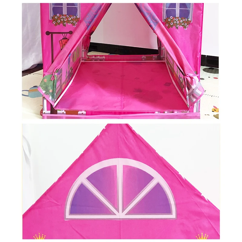 Kinderspielzelt Kinder Spielhaus Indoor Outdoor Spielzeug Spielhaus Kinder Tipi für Jungen Mädchen perfekt als Geburtstagsgeschenk