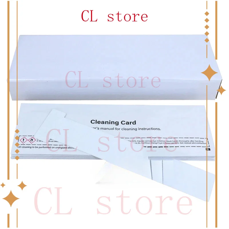 Pack of 10pcs ACL004 T Cleaning Cards for Evolis Primacy Zenius Elypso Badgy100 /200 Card Printer