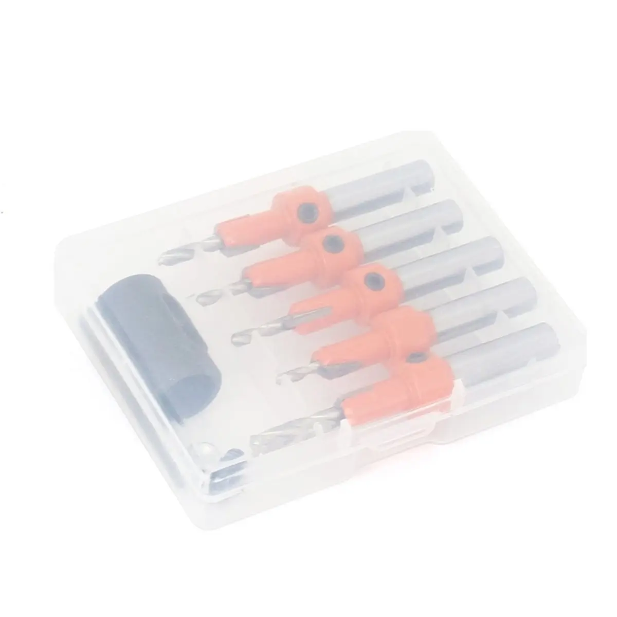 Countersink Drill Bit Limit Drilling Depth Woodworking 5PCS Set 10mm Shank Screw Extractor Demolition Wood Drilling