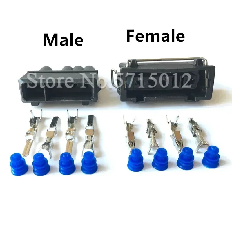4 Hole 357 972 754 J / 357 972 964 K Auto Oxygen Sensor Plug Automotive Waterproof Connector 357972754J 357972964K For VW