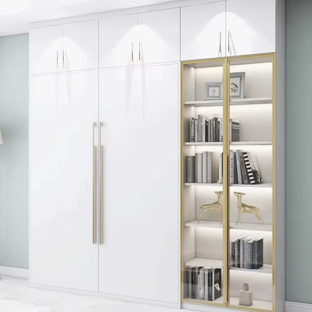 سرير حائط ميرفي حديث مخصص |   تصميم قابل للطي موفر للمساحة |   التوأم/الكامل/الملكة/الحجم الملكي