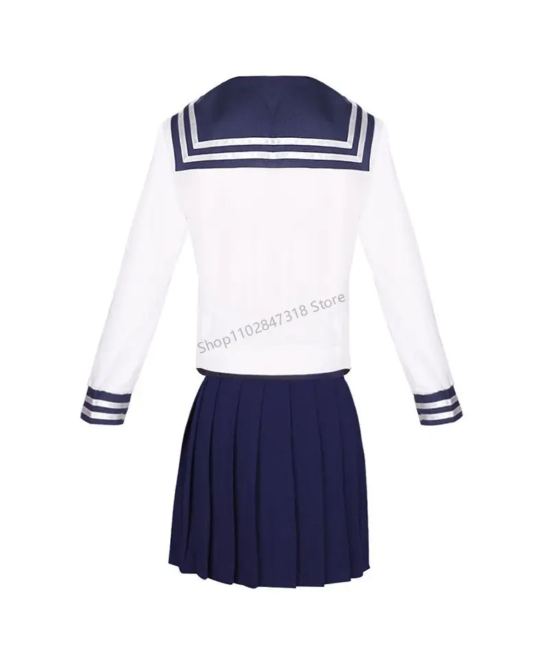 2024 Anime Shikanoko Noko Cosplay Costumes Koshi Torako Sailor Suit Tanukikoji Kinu School Uniform Skirt My Deer Friend Nokotan