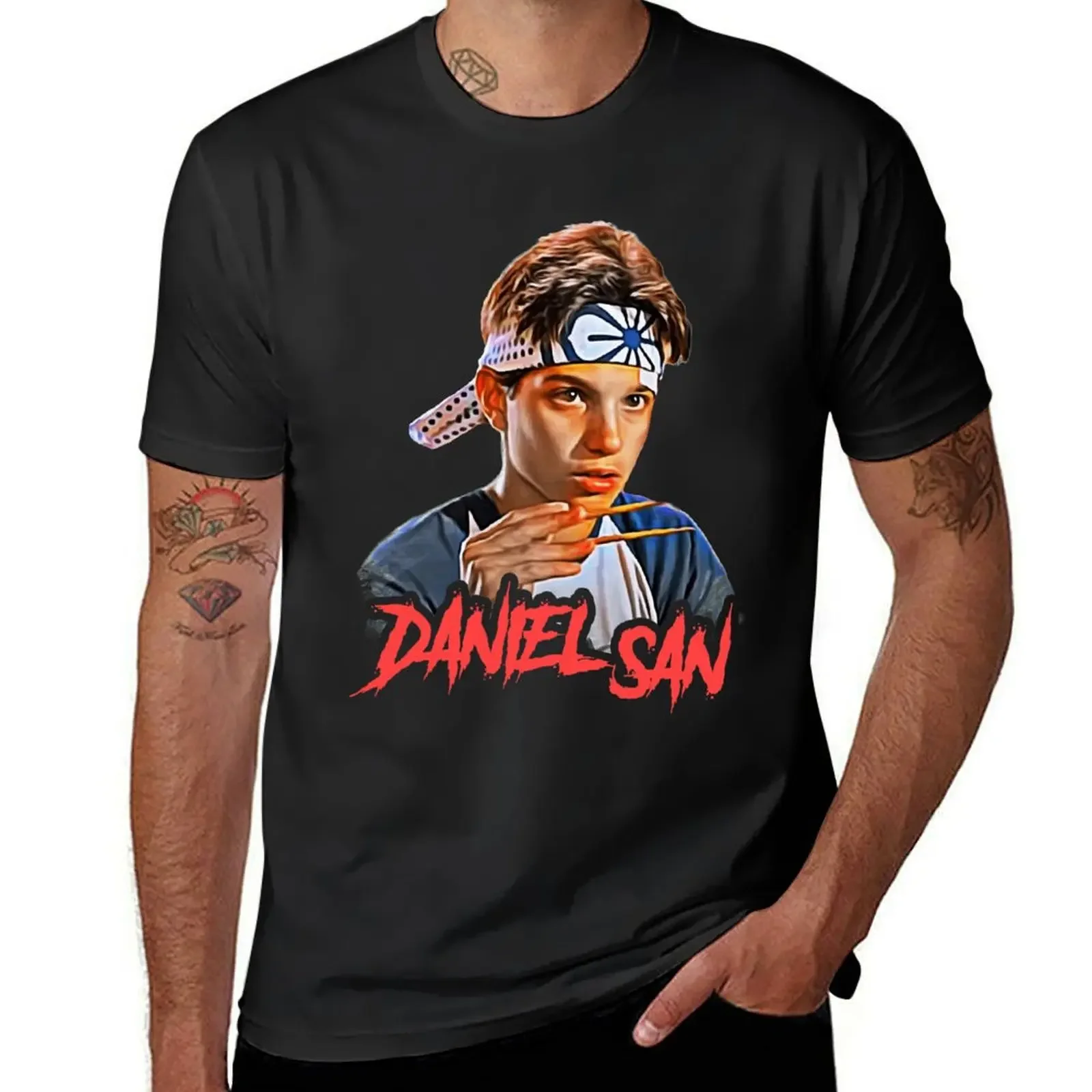 

DANIEL SAN - KARATE KID T-Shirt plus size tops customs design your own shirts graphic tee luxury clothes men