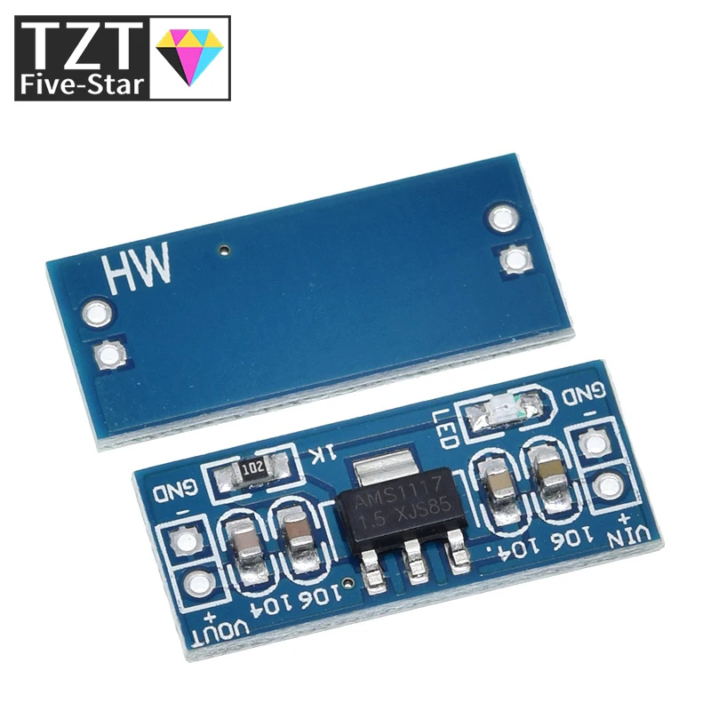 1PCS AMS1117 1.2V 1.5V 1.8V 2.5V 3.3V 5V power supply module AMS1117-5.0V power module AMS1117-3.3V For diy kit