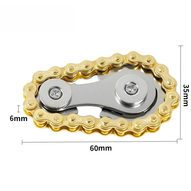 لعبة فيدجيت سبينر الميكانيكية - EDC لتخفيف التوتر مع ضرس دولاب الموازنة الدوران الحركة للبالغين مكتب مكتب تخفيف القلق #6