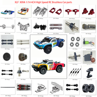 XLF X09A Hosim M13 1/14 4CH High Speed RC Brushless Car parts:steering linkage servo motor wheel ESC dog bone remote control etc