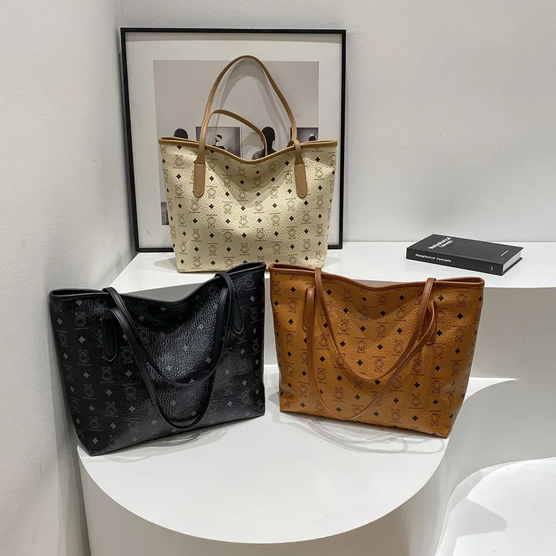 

2025 Elevated Tote Bag, Spacious Convertible Shoulder Purse for Women, Architectural Day To Night Carryall Handbags for Women