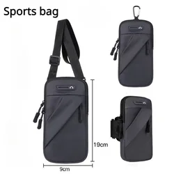 Bolsa de brazo para correr para hombre y mujer, muñequera de Fitness, banda para el brazo transpirable, soporte para teléfono móvil para ciclismo al aire libre, Unisex