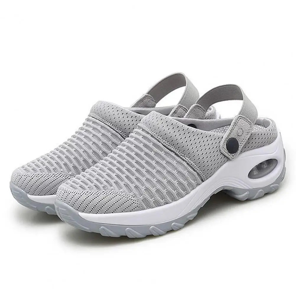 Non-slip Water Shoes Women's Breathable Mesh Sports Shoes with Non-slip Design Air Cushion Support for Outdoor Activities