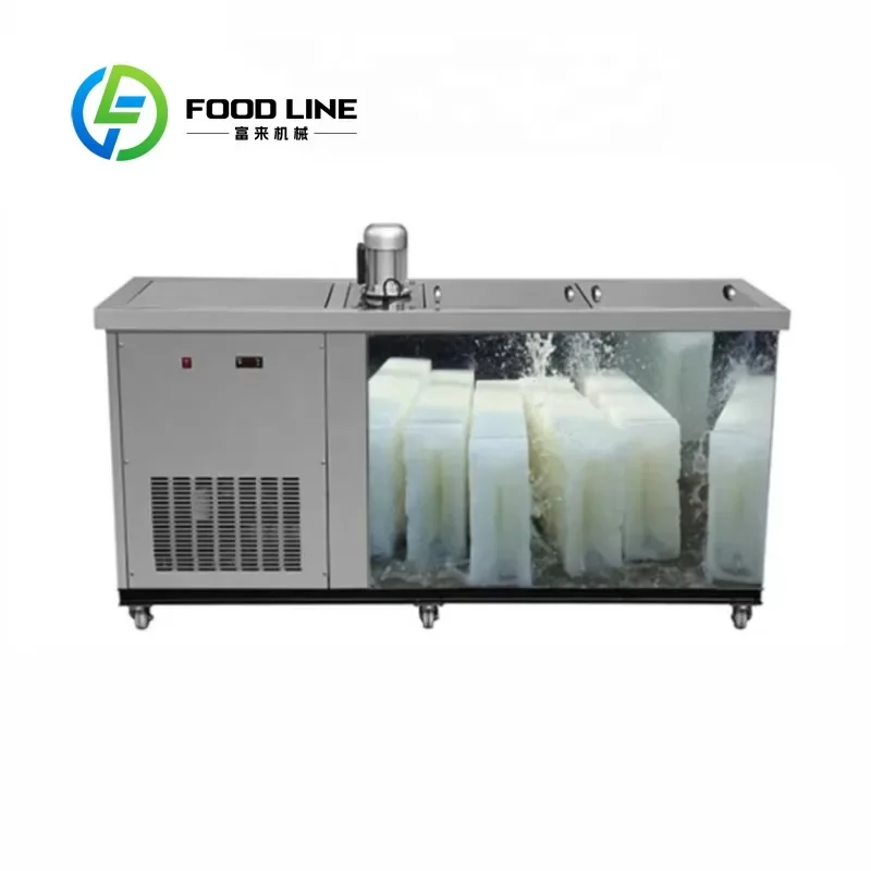 Customized High Output 1T-3T Per Day Industrial Block Ice Maker Easy Operation Brick Ice Machine For Fishery Cold Storage
