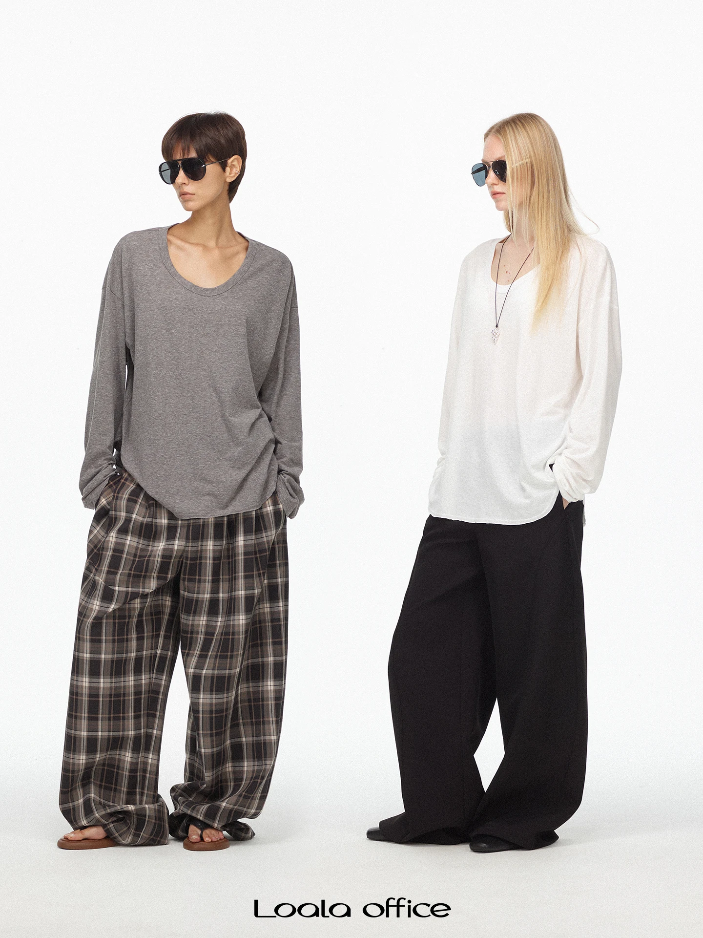 

Базовая хлопковая футболка Loala Office Long Sve Snowflake, удобный носимый летний топ свободного покроя из смеси полиэстера для женщин