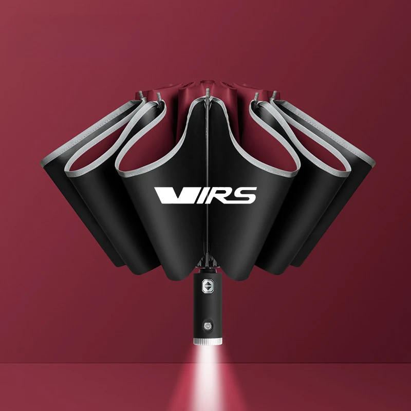 Fully Automatic Folding Umbrella UV-Resistant For Car Skoda Octavia Fabia Rapid Superb Kodiaq Scala Karoq Kamiq Auto Accessories