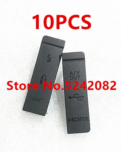 10PCS New USB/HDMI DC INVIDEO OUT Rubber Door Bottom Cover For Canon EOS 5D Mark II 5DII 5D2 Digital Camera Repair Part