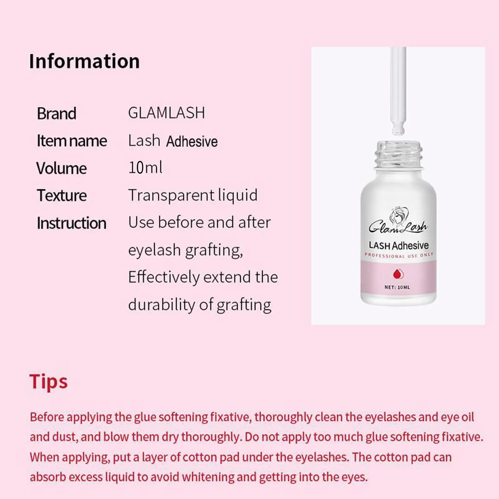 Super Bonder Agent de fixation pour extensions de cils, apprêt pour cils, adhésif d'aide à la colle, 10ml