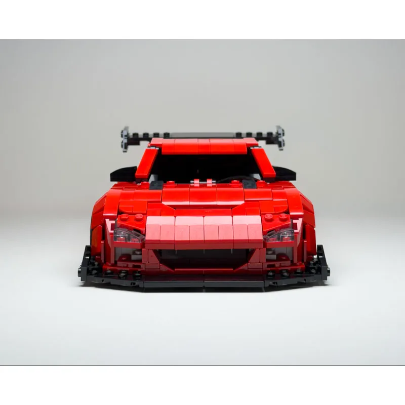 New MOC-266630 Popular Limited Edition Red Sports Iconic Supercar Model, 1054 Parts, New Year Creative Building Block Toy Gift