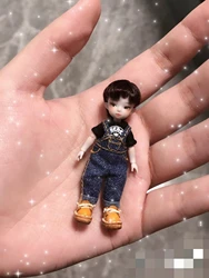 Mini BJD 6cm doll Kawaii girl doll DIY toy birthday present mini elf
