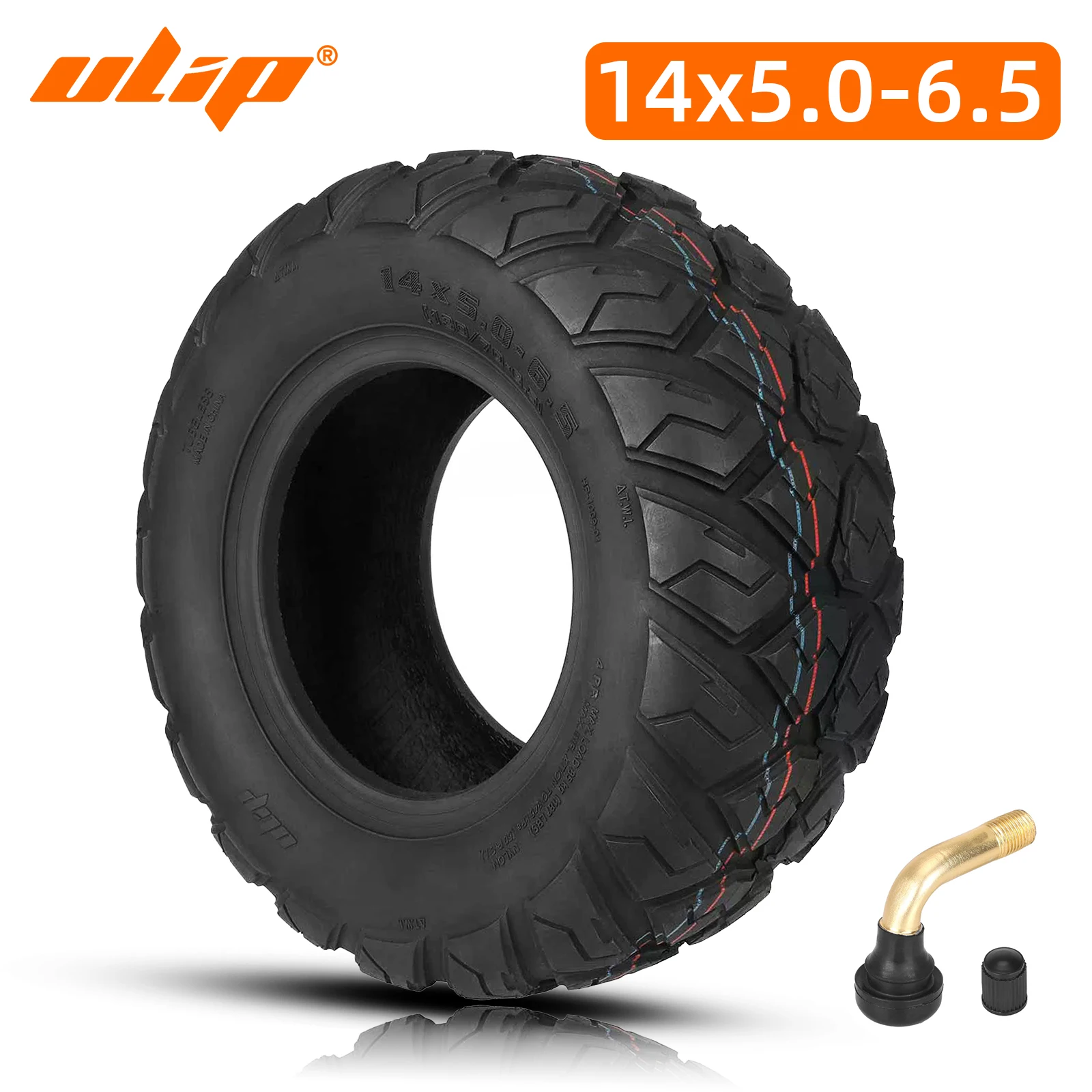 

ULIP 14x5,0-6,5 бескамерная шина 14-дюймовая внедорожная вакуумная шина для электрического скутера FLJ K6 E2 K14 130/70-6,5 запасные части для шин