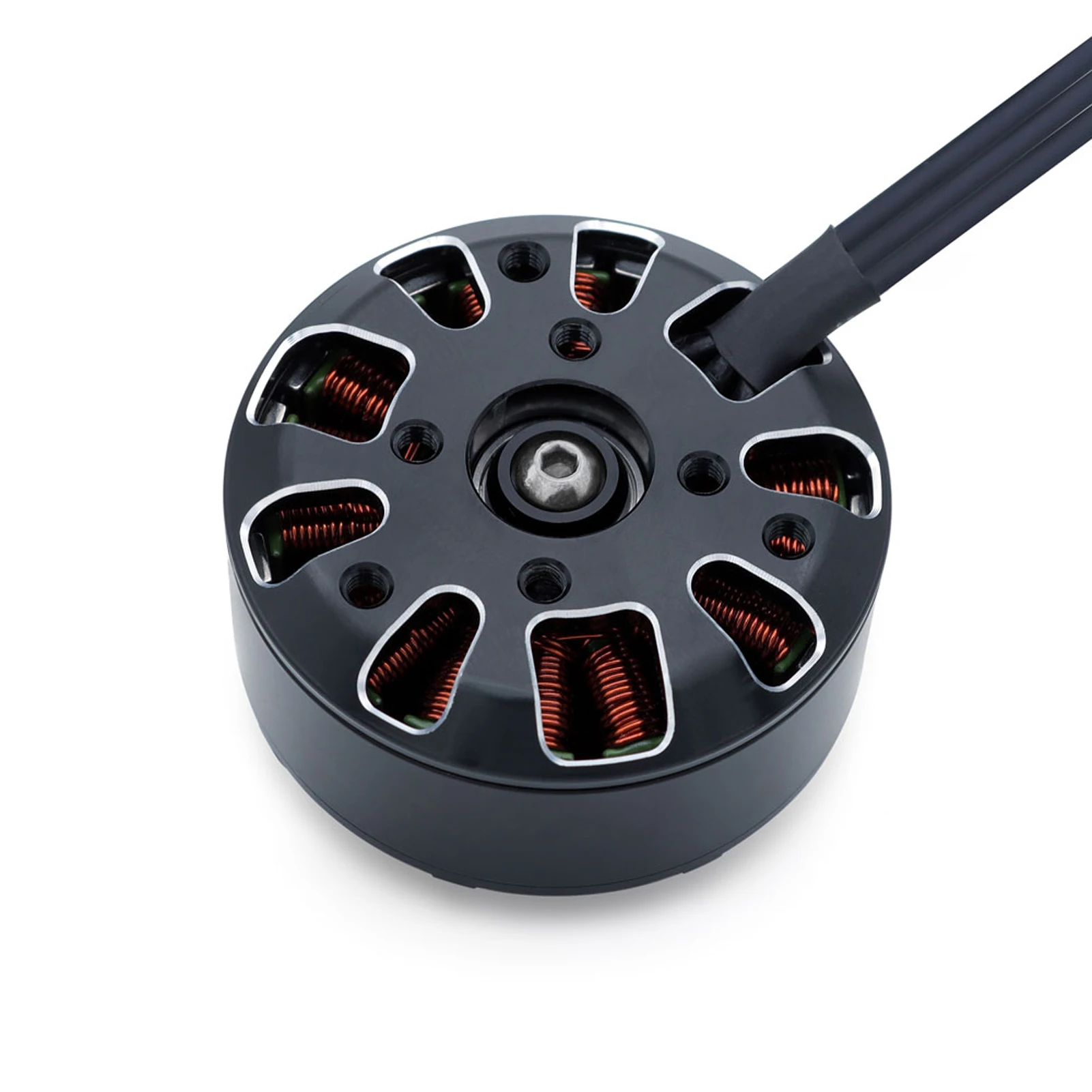 محرك MS4010 450KV بدون فرشاة للطائرات بدون طيار متعددة الدوار، محرك خارجي ذو عزم دوران عالي 24 أقطاب، محرك بدون فرش أحادي الملء