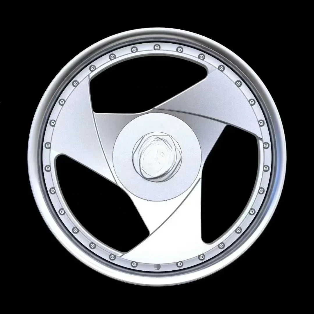

Jiangzao Custom Forged Wheels 3 Spoke 19 Inch 2-Piece Sliver Chrome 5x120 New Design 6061-T6 for F30 G20