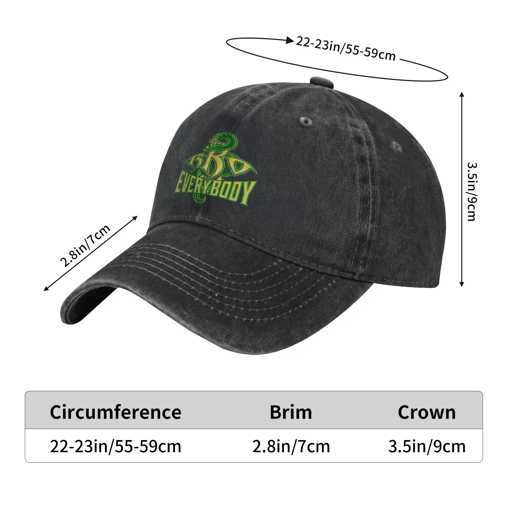 Unisex Randys Ortons RKO Everybody  Cap Outfits Baseball Cap Retro  Snapback Hat Adjustable