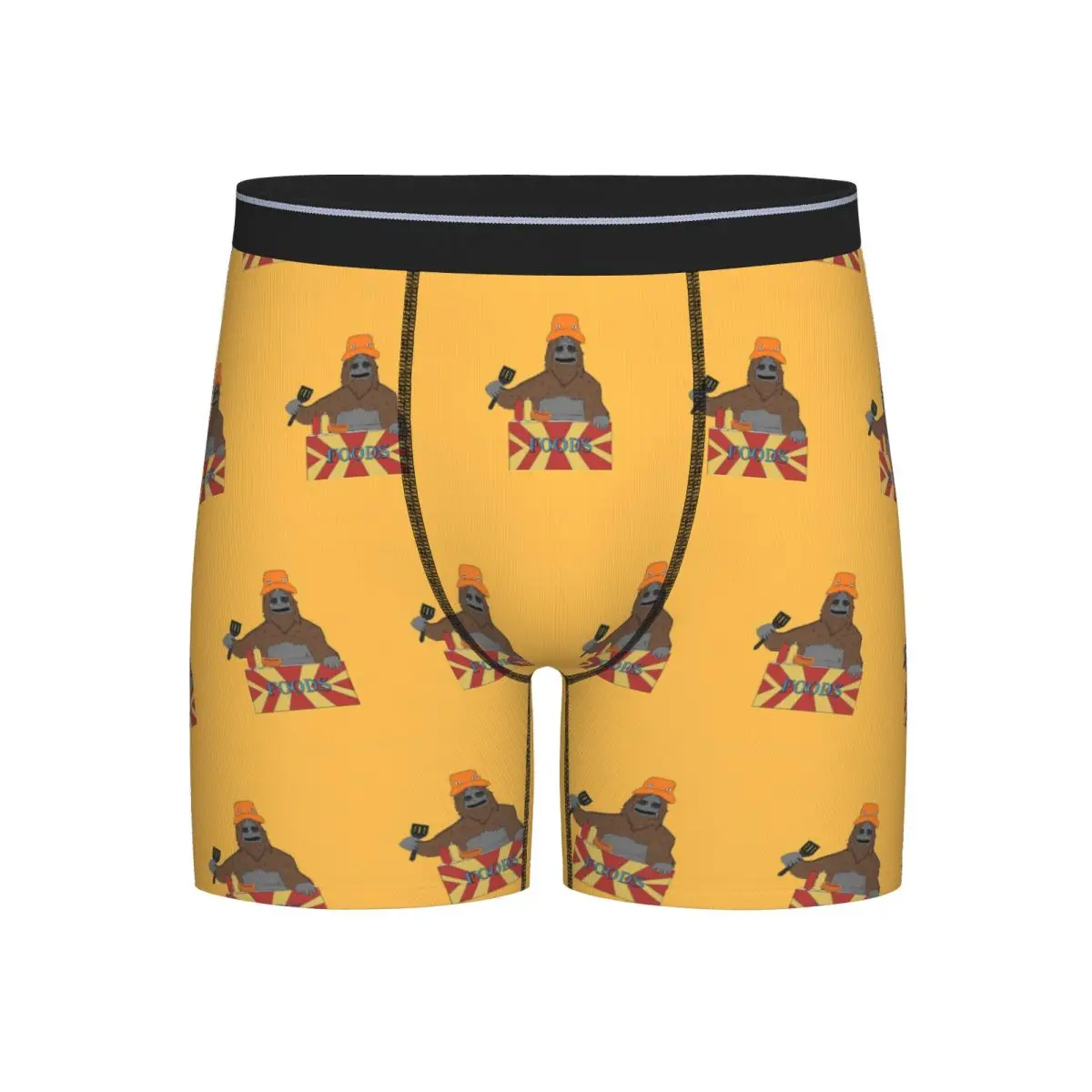 

Long Boxer Underpants Shorts Big Lez Show Cooking Hotdog Foods Sandwich Truck Panties Male Breathable Underwear for Homme Man