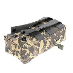 Outdoor Tactical Molle Waist Bag 1000D Oxford Black Military Storage Fanny Pack For Hunting Backpack Tactical Vest Attachment