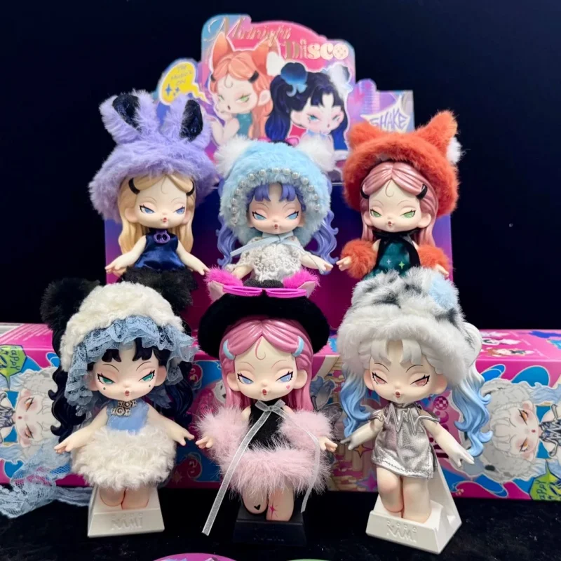

Лидер продаж DODO NAMI Midnight DIsco Series Blind Box Mystery Box Toy Cute Action Anime Figure Kawaii Model Girl Рождественский подарок на складе
