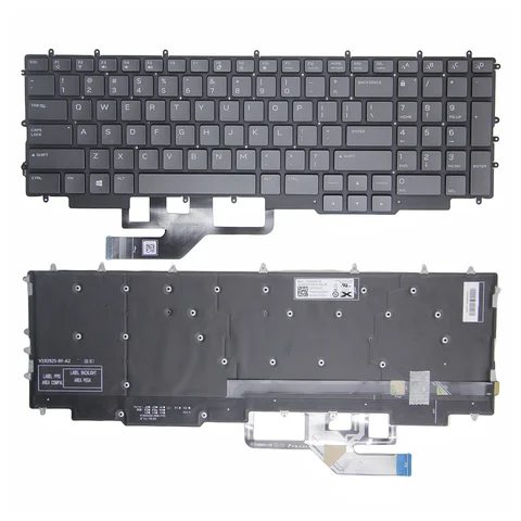 100%New US For Dell G7 7700 G7 17 7700 P46E001 029CVF PK132VQ2A00 V192925BS1 Backlit Laptop Keyboard