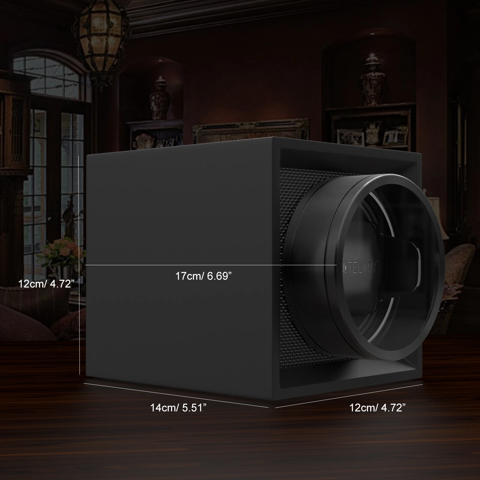 ملفاف ساعة فردي USB أو يعمل بالبطارية للساعات الميكانيكية مع غطاء مقاوم للغبار، محرك Mabuchi الياباني، أفضل هدية