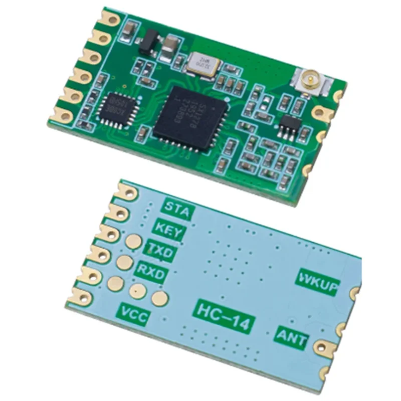 ABGN HC-14 وحدة لاسلكية 433 ميجا هرتز استقبال وإرسال 1 كجم نقل بيانات الاتصالات التسلسلية Si4438 الشبكات