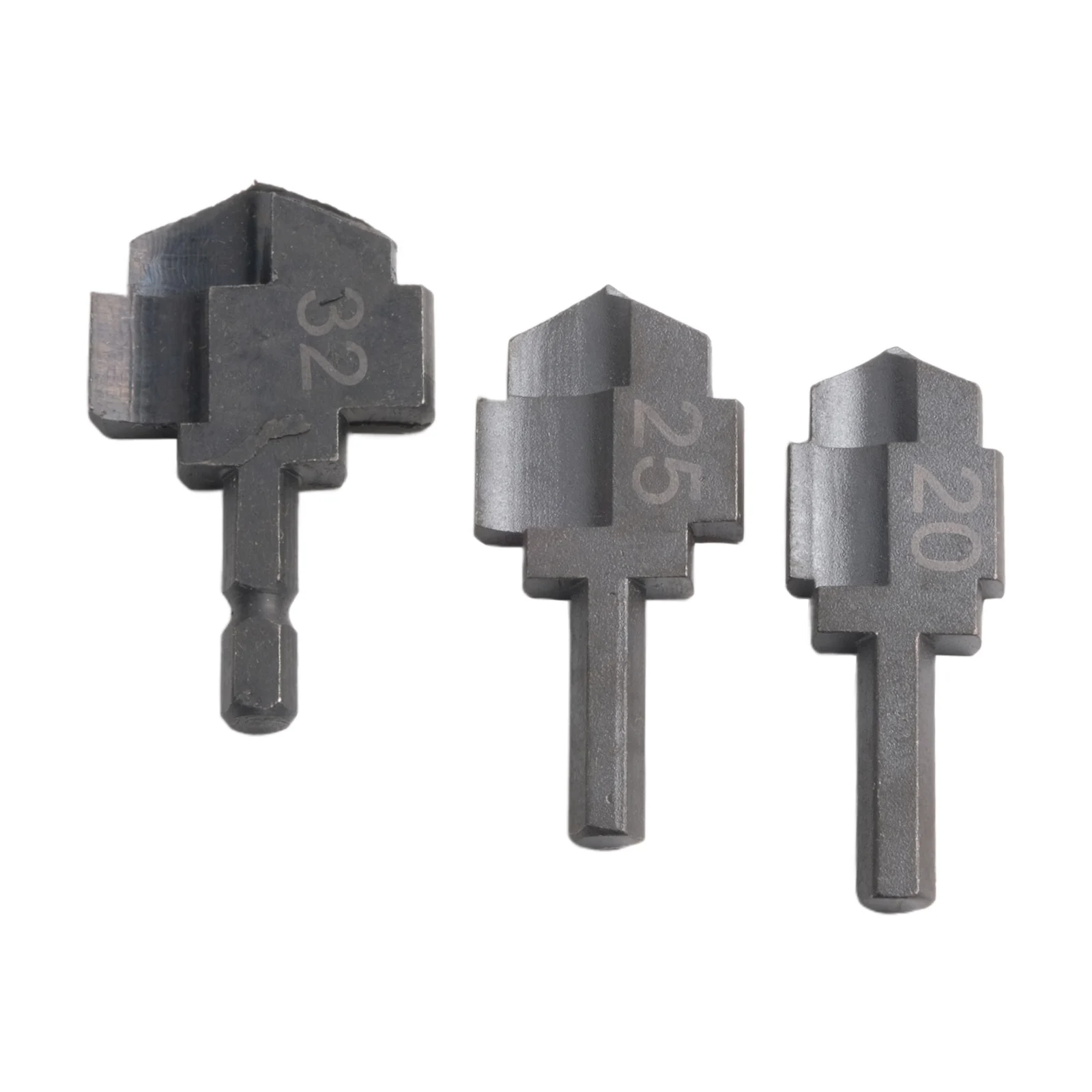 Broca de haste hexagonal requintada, ferramentas elétricas, fixação estável, 3 peças, 61x6.35x22mm, haste hexagonal, alça hexagonal de metal