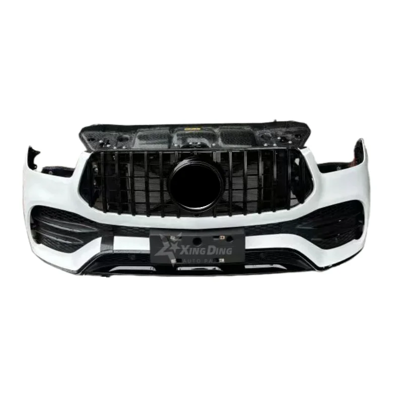 The best-selling For Mercedes-Benz GLE   166 167 AMG original headlights front bumper with grille radiator car  body kit